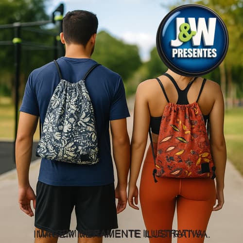 Bolsa Mochila Academia Impermeável Farm - Resistente, Sacola para Treino (Estampas e Lisas).