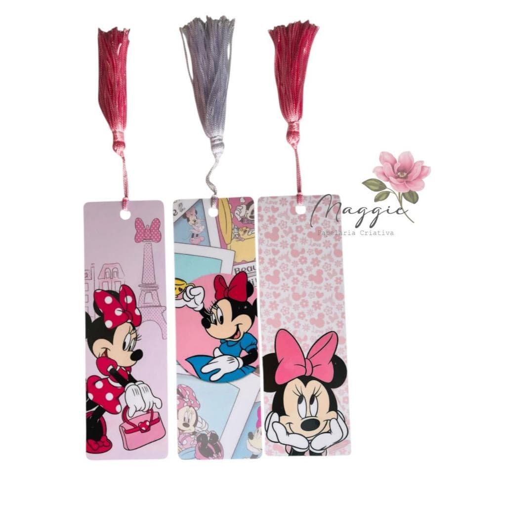 Marcador de Páginas Minnie Mouse plastificado