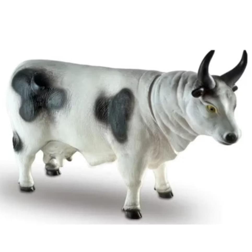 Brinquedo Vaca Vaquinha Farm Animals Vinil Macio Bee Toys