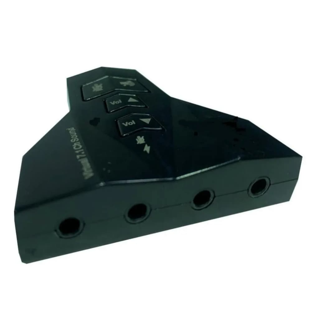 Adaptador De Som Audio Usb 7.1 Para Pc/ps3/notebook Headset