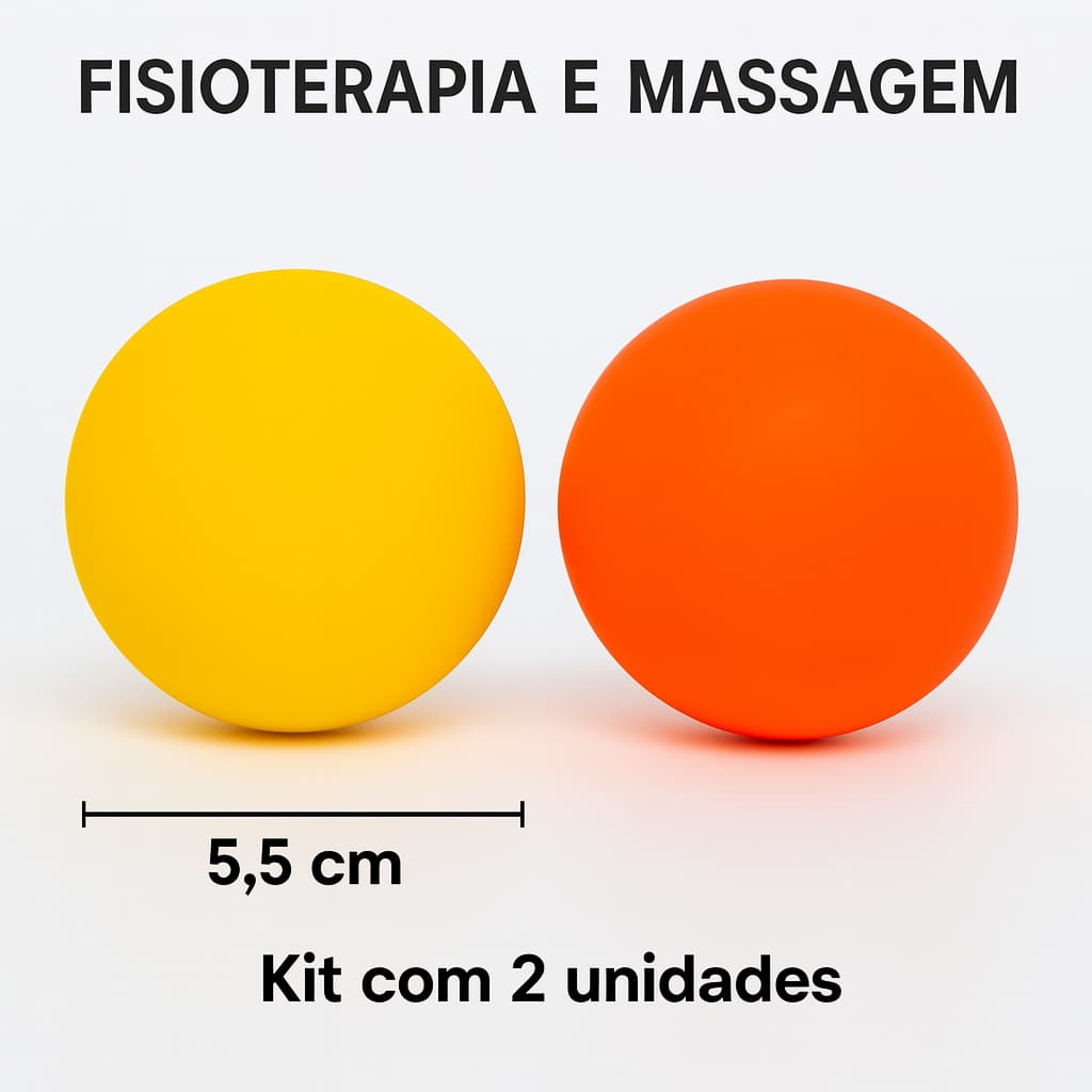 Bola para Fisioterapia e Massagem 2 Unidades