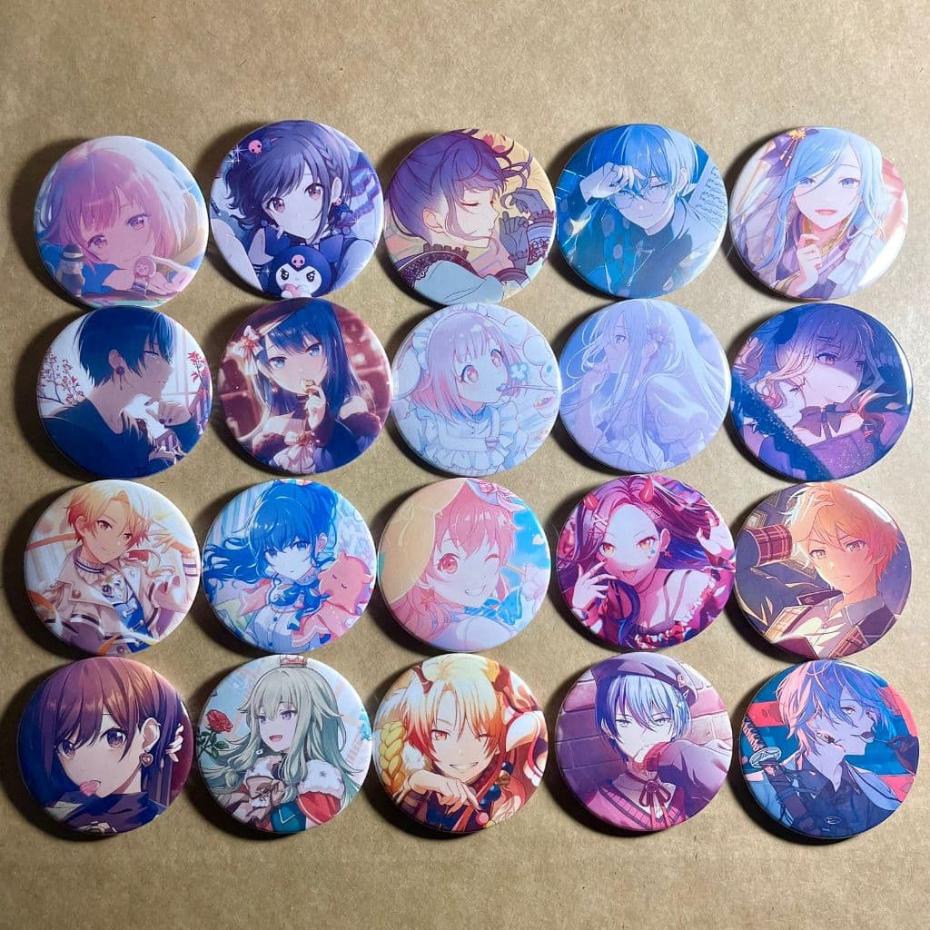 Bottons Project SEKAI Colorful Stage Hatsune Miku Pjsk 5.8 cm