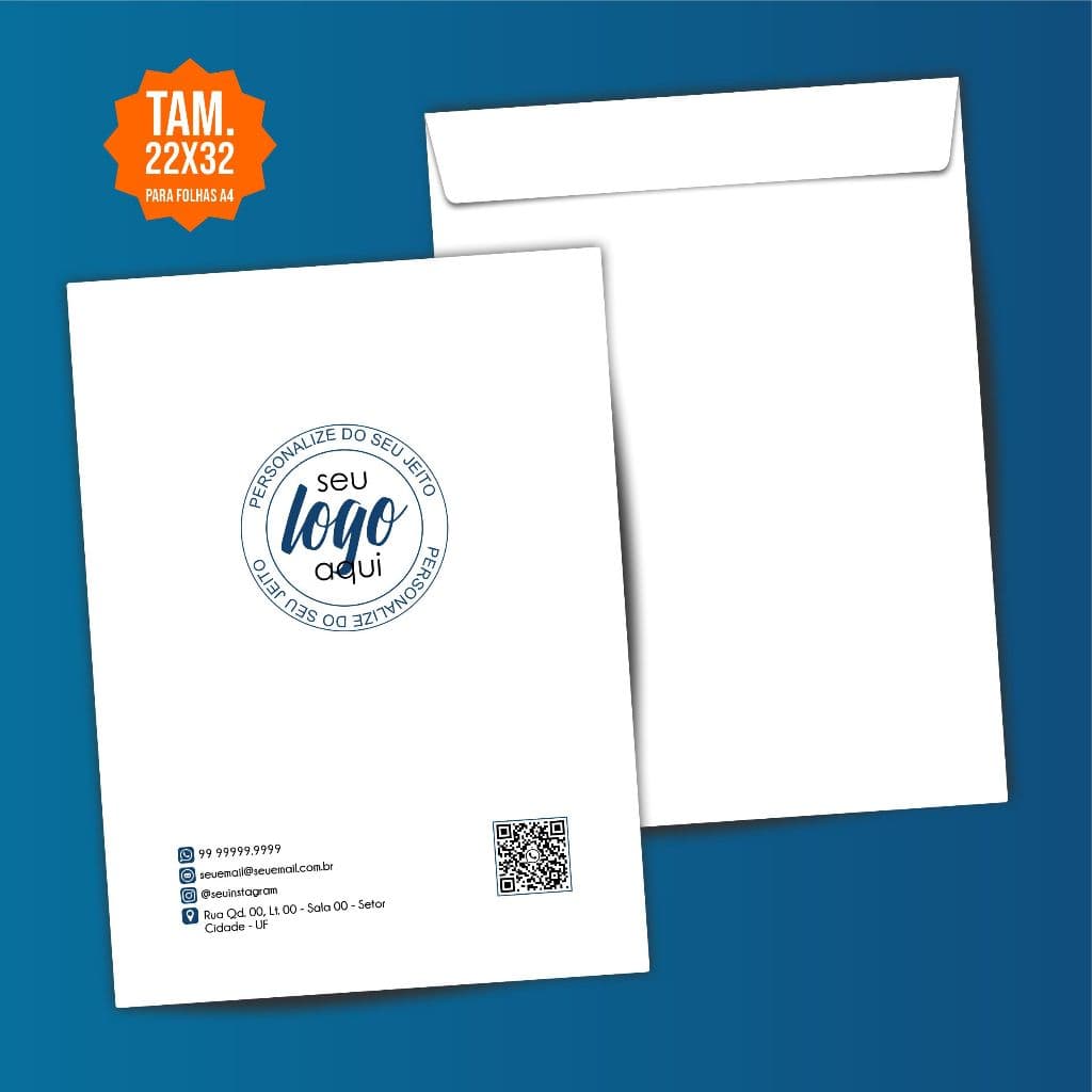 Envelopes Personalizados Tamanho A4