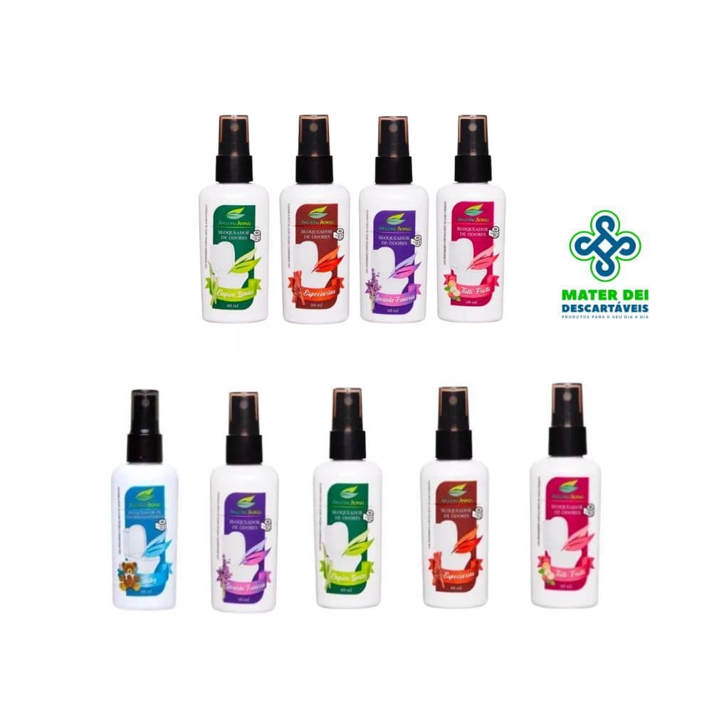Bloqueador de Odores Sanitários Freeco 60ml Original Amazônia Aromas Odorizador Diversas Fragrâncias