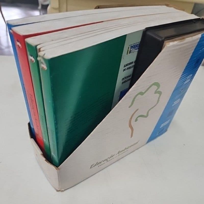 Coleção livros educação ambiental curso básico a distância com fita vhf