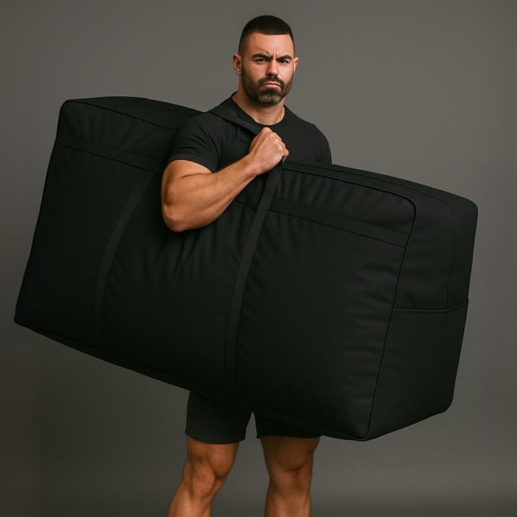 Bolsa Viagem Mudança Super Grande Sacolão Gigante 108 Mala MegaBolsa Super Grande - 138 litros