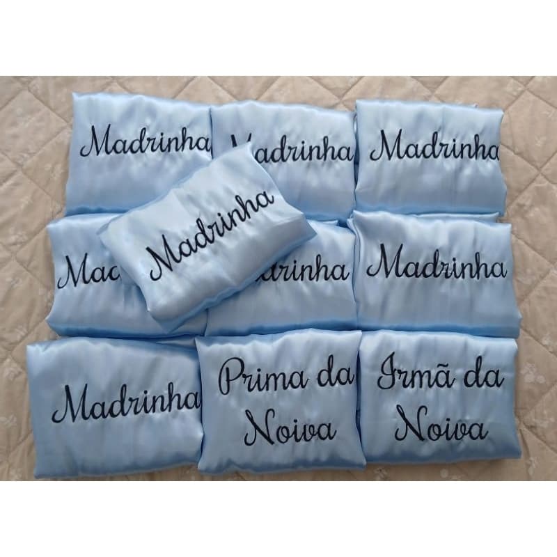 1 Robes de Cetim Personalizados para lembrança de casamento