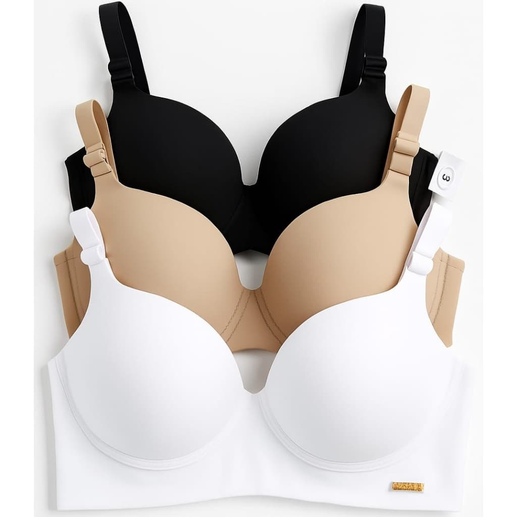 Kit C/2 Sutiãs Reforçados Premium com Bojo Lingerie Direto da Fábrica Tamanhos P ao GG PROMOÇÃO