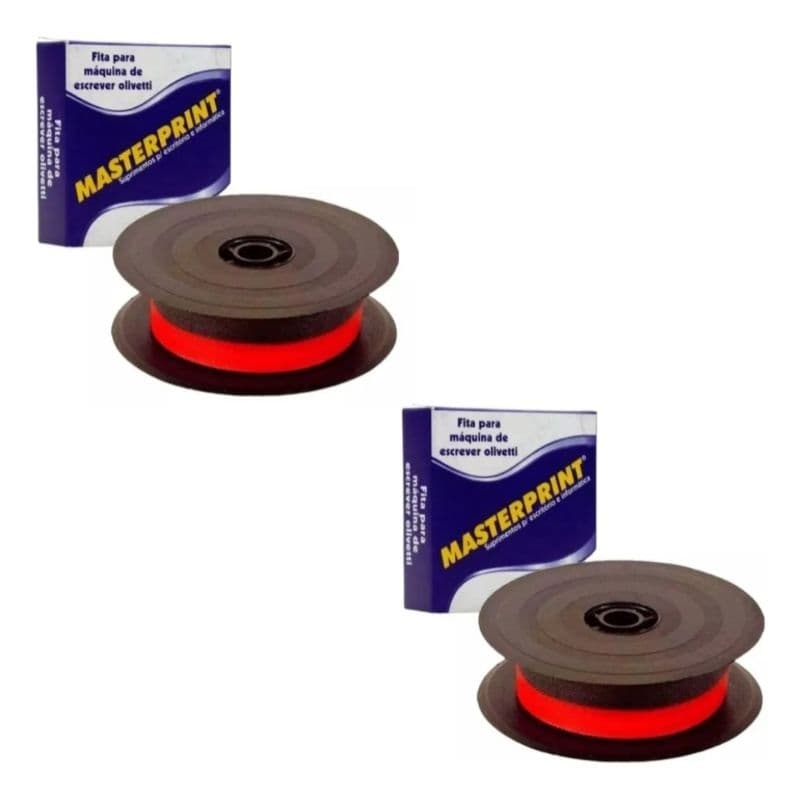 Fita Para Maquina De Escrever Olivetti - Masterprint-02 Unid