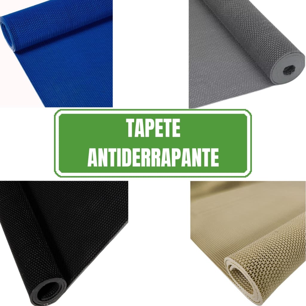 Tapete Antiderrapante para Banheiro Box Piscina Sauna Sanitários Cozinha Área de Lazer Cuidados Bebe