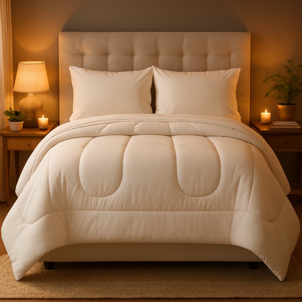 Edredom 100% Algodão Gelado 400 Fios Dupla Face Solteiro Casal Queen King Antialérgico Grosso Para