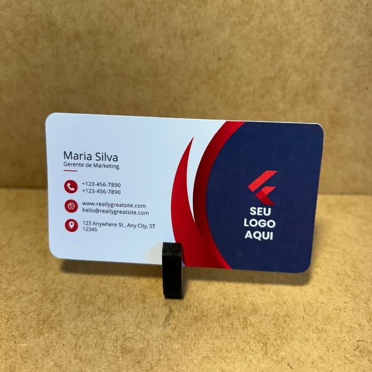 Cartões de Visita Personalizados l 100 unidades l Arte Grátis l Melhor Preço