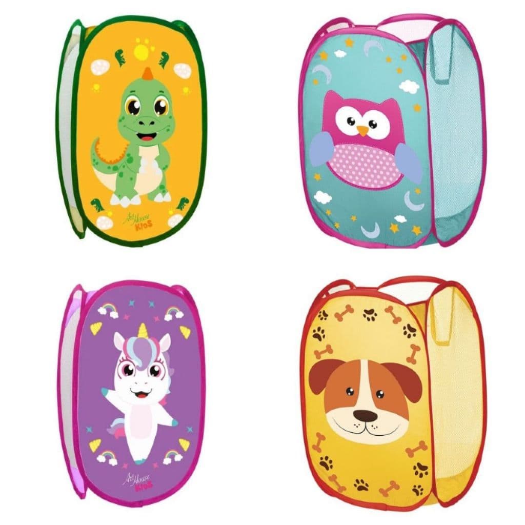 Cesto de Brinquedos - Organizador Cesto Multiuso - Cesto de Roupa Suja