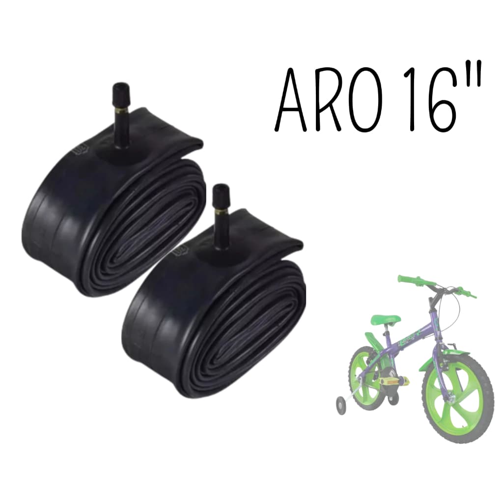 Câmara de Ar Aro 16 BISON  Bicicleta Infantil