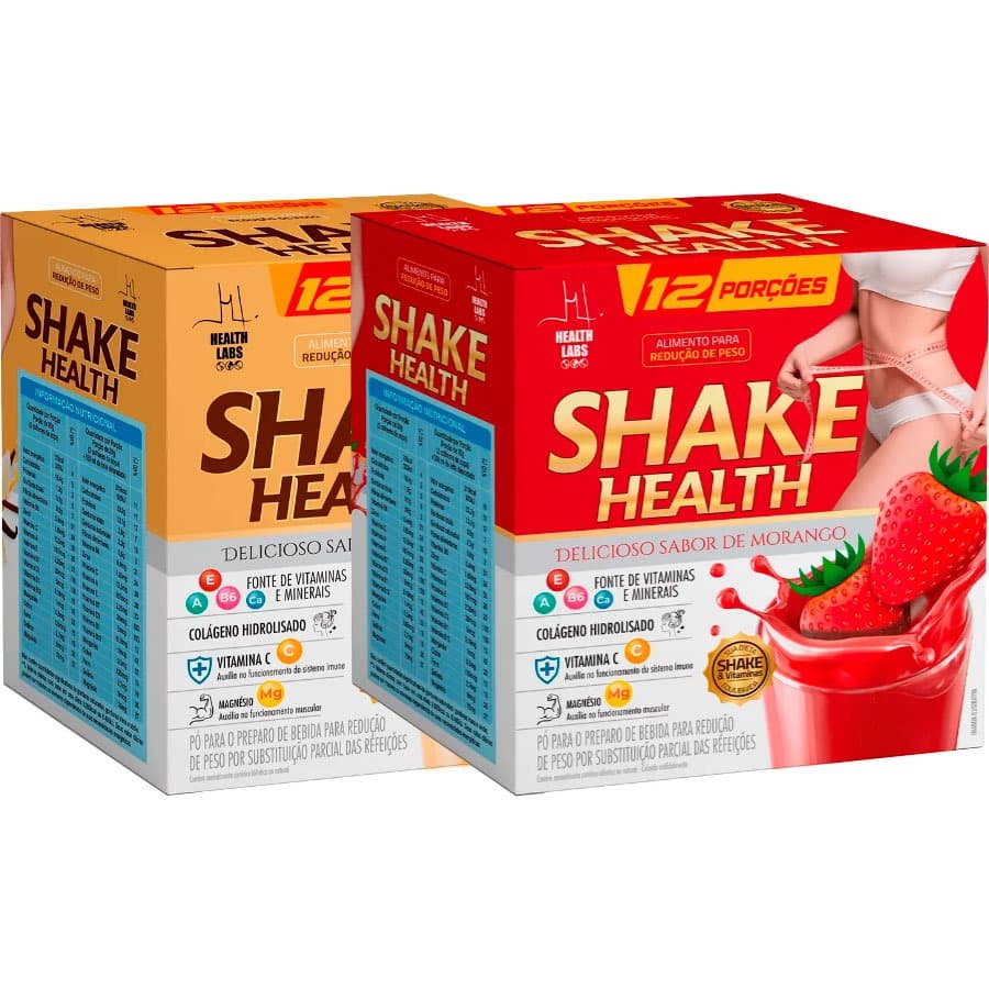 Kit 2x Shake Health (Substituto de Refeições) - (240g) (Total 480g) - Health Labs