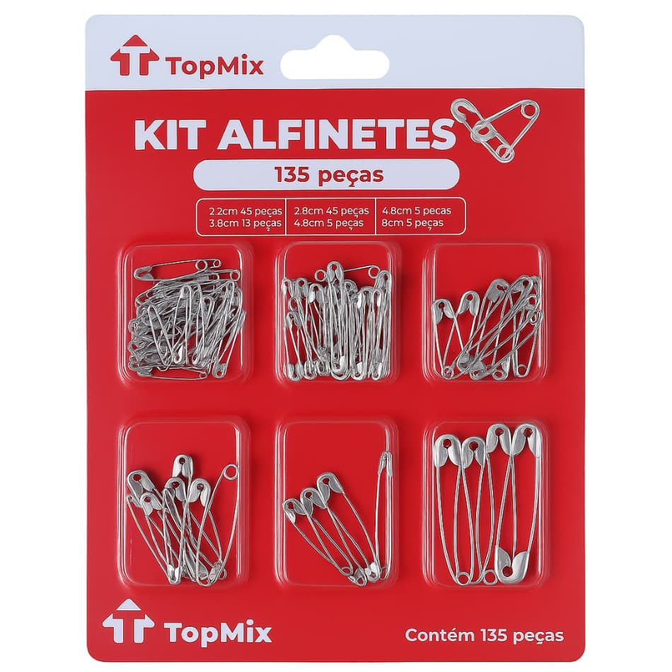 Kit 135/270/405 Alfinetes Praticidade e Versatilidade em um Só Produto. Emergência reparo Portátil