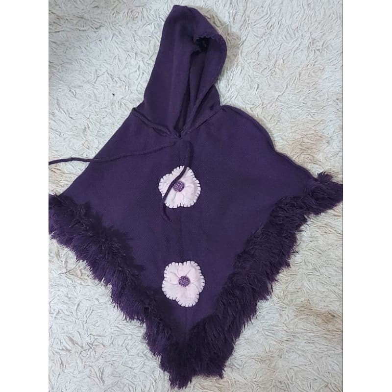 ponche infantil veste 3 a 6 seminovo