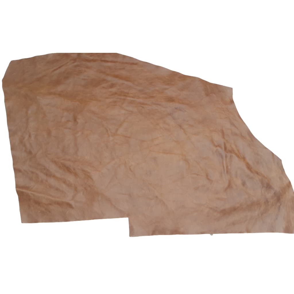 Retalhão Pele Couro Estofado Estofamente Estilo Envelhecido Legítimo Caramelo Curtume Vaqueta Sofá Poltrona Cadeira