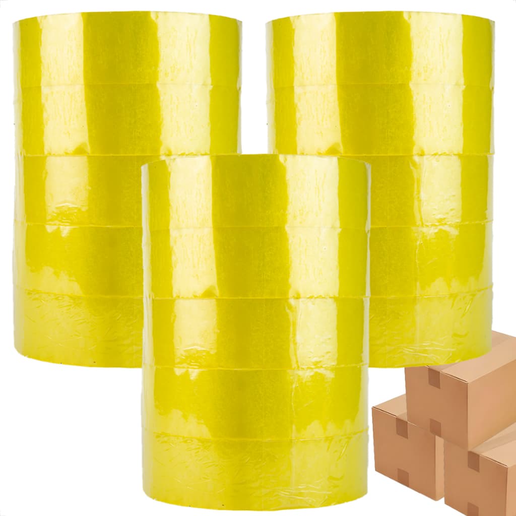 Kit 10 Fita Larga Transparente 500m Embalar Caixa Atacado Durex