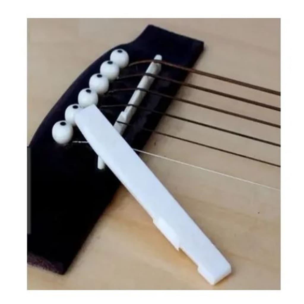 Rastilho para violão cordas de aço folk osso natural 100% com 72mm 72 mm