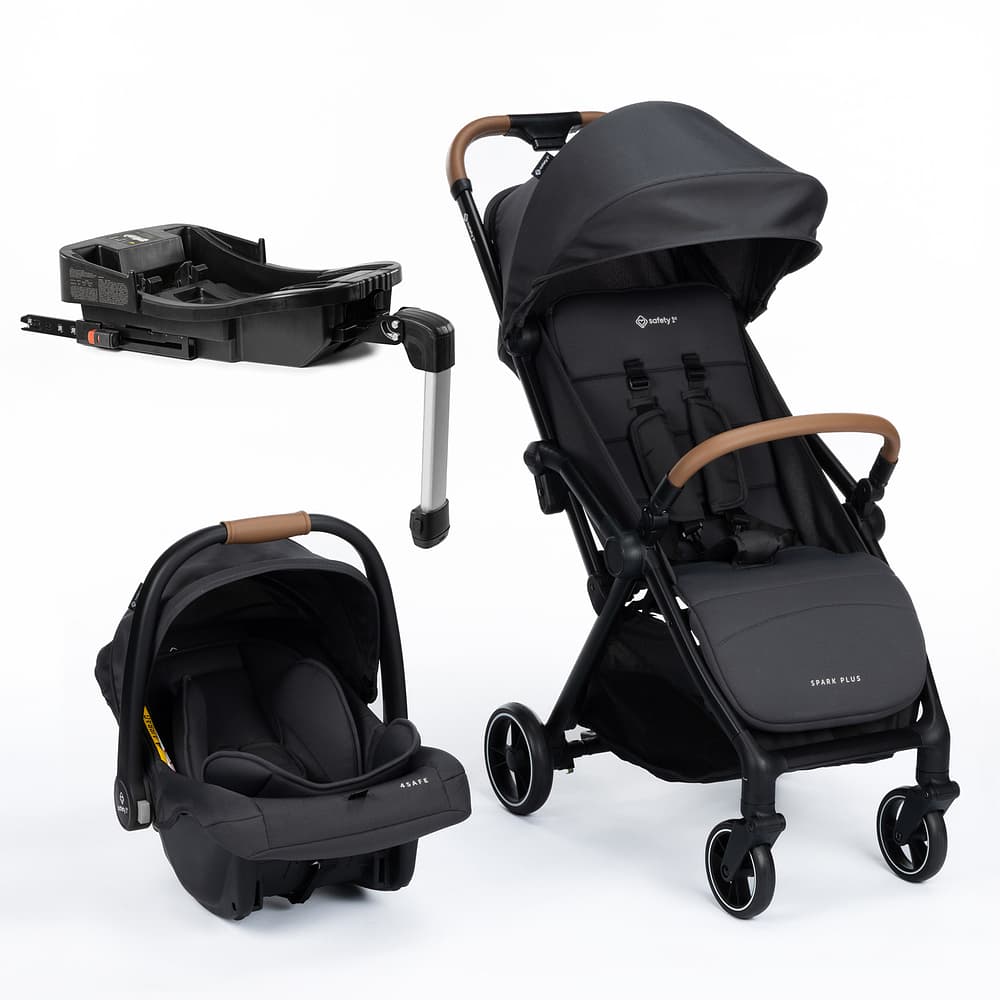 Carrinho de Bebê Spark Plus Bebê Conforto Base ISOFIX Safety
