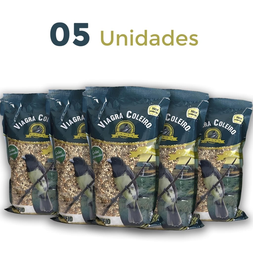 5 Racao Premium Coleiro Viagra Papacapim Ração