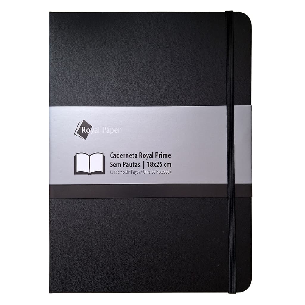 Caderneta 18x25cm ROYAL Prime Sketchbook 80fls Sem Pauta