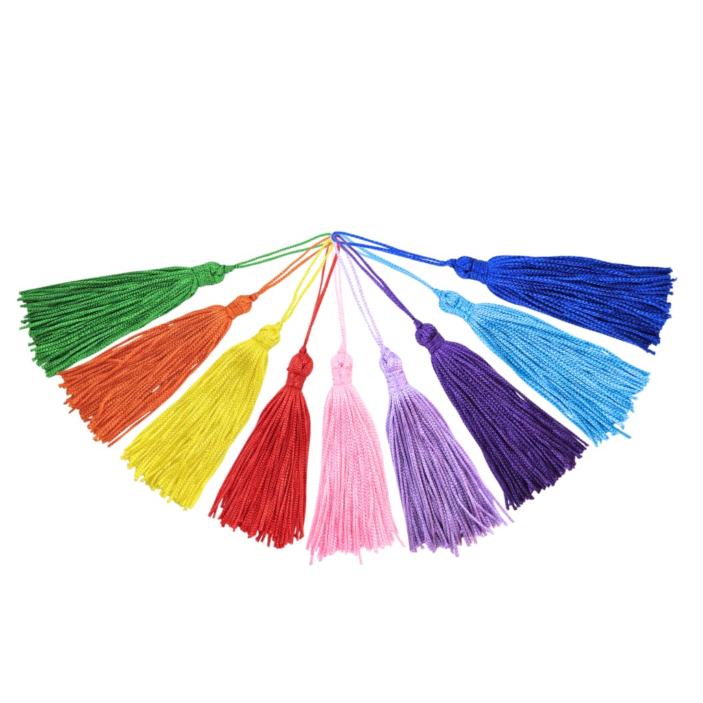 Pingente De Seda Tassel 7 cm 10/50/100 Unidades Franja Pingentes para Artesanato