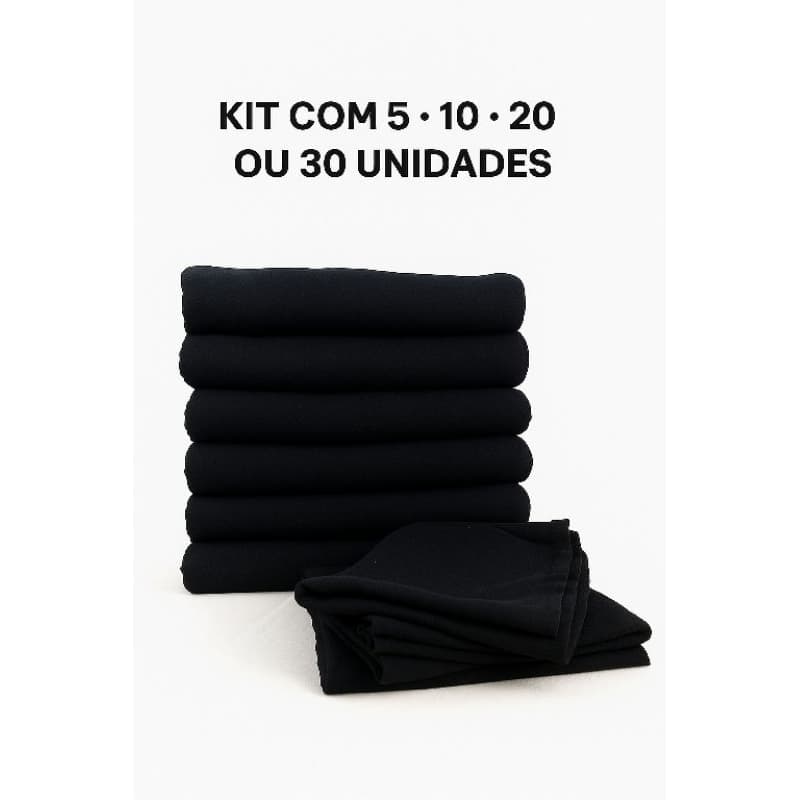 Pano De Prato Grande PRETO Pé De Galinha Kit Com 05,10,20 ou 30 Unidades Envio Imediato