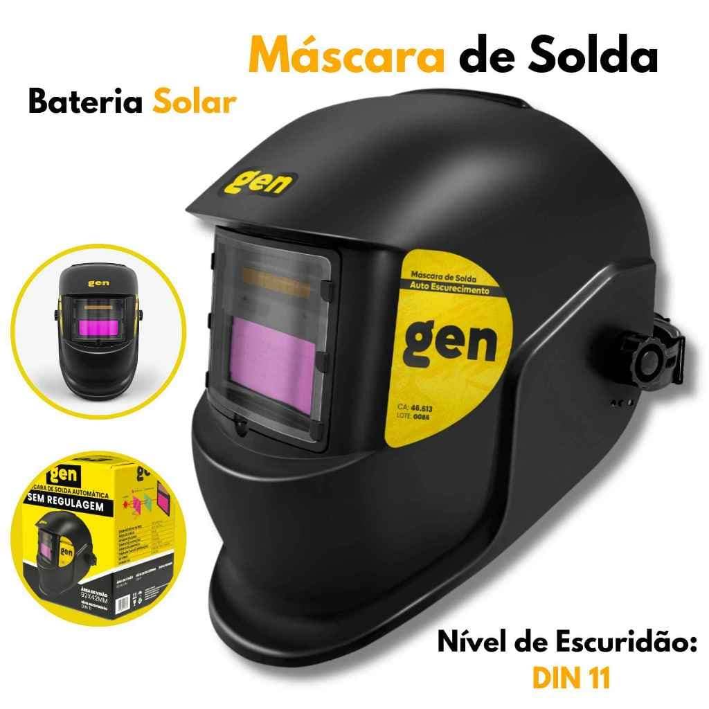 Mascara de Solda Gen escurecimento automático profissional soldador capacete protetor