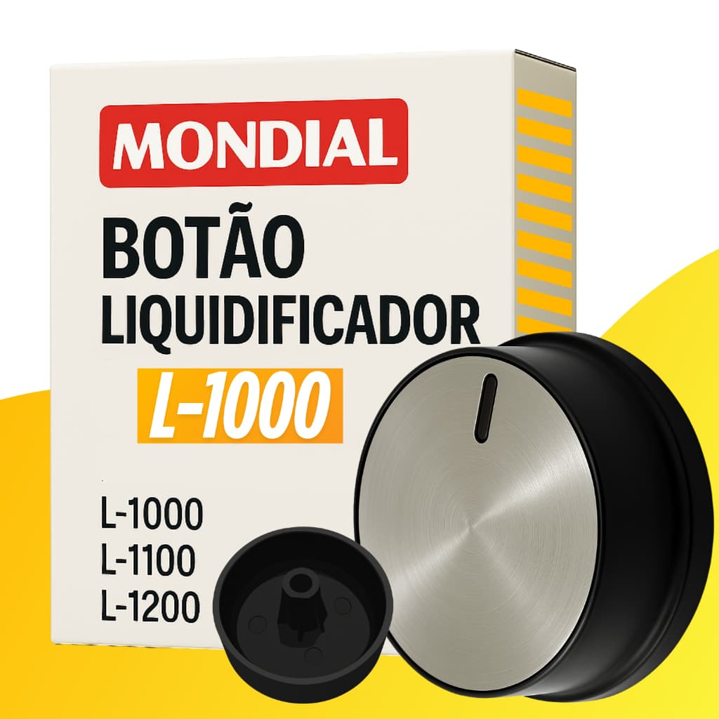 Botão Liquidificador Mondial L-1000 L-1100 L-1200 Preto - Original