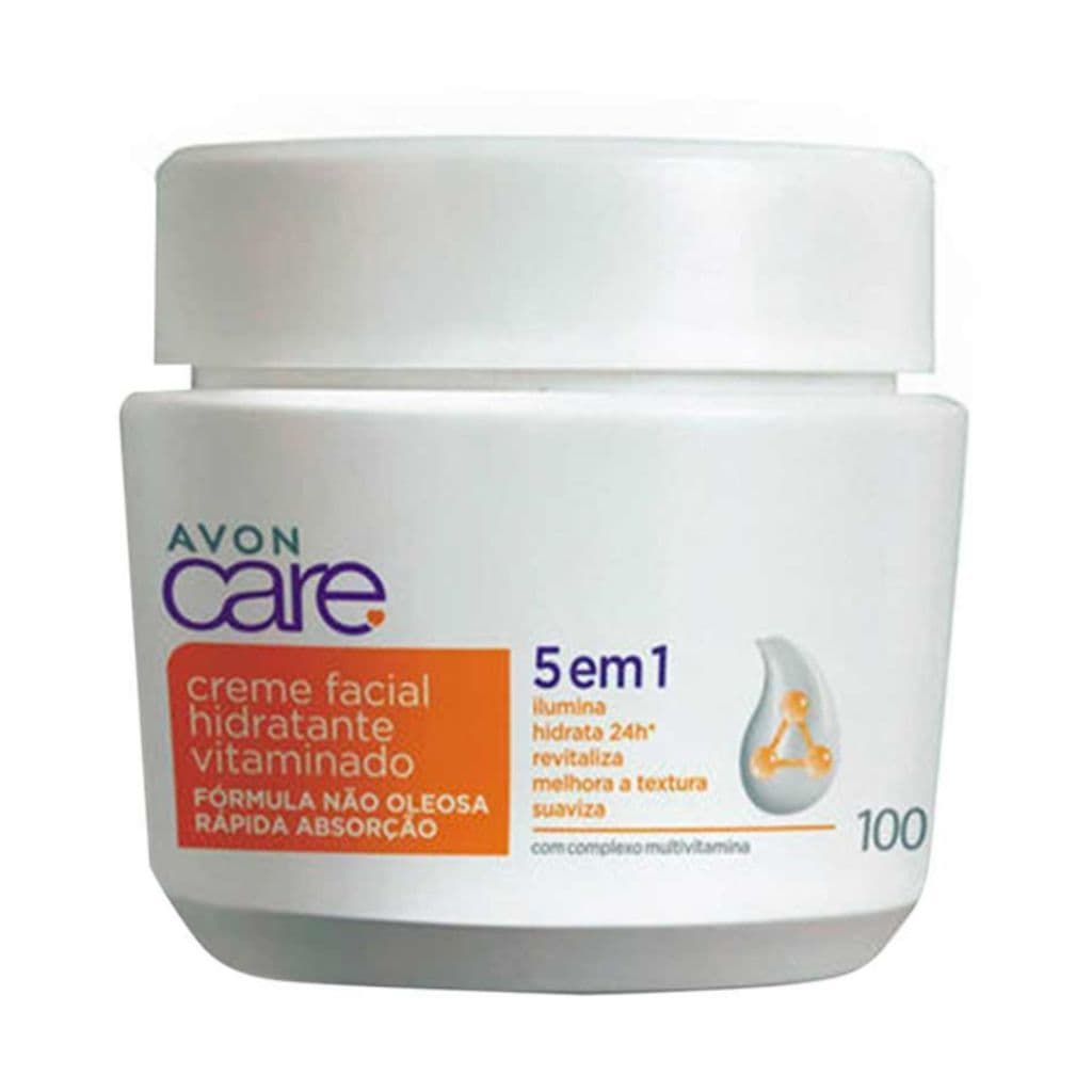 1 unidade do Creme Hidratante Facial AVON CARE HIDRATAÇÃO VITAMINADA 5 EM 1 – 100g