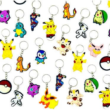 Chaveiro Pokemons 10un Variados Diversos Mimo Lembrancinha  Tema Festa menino menina