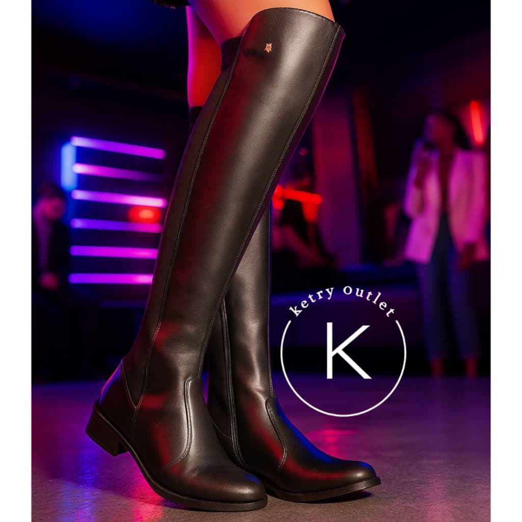 Bota Montaria Over The Knee Cano Longo Elástico Neoprene