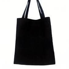 10 Sacola ecobag sustentável 35x40cm Black - Preto Oxford