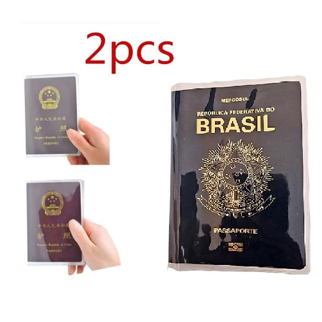 2 Passaporte Capa De Proteção De Passport
