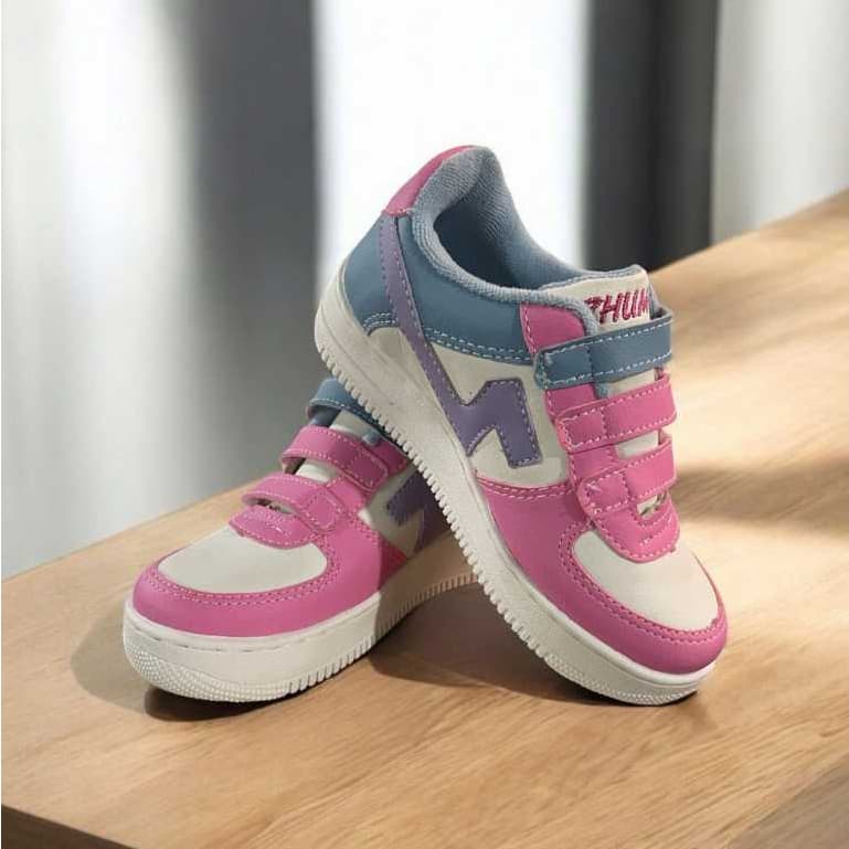 Tênis Infantil Menina Sem Cadarço Escolar Casual Antiderrapante Leve