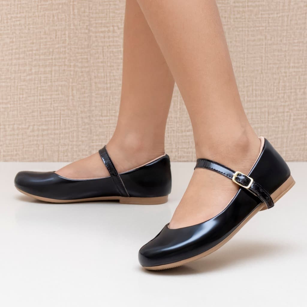 Sapatilha Infantil Sapato Daminha Boneca Criança Menina Festa Social Batizado Confortável