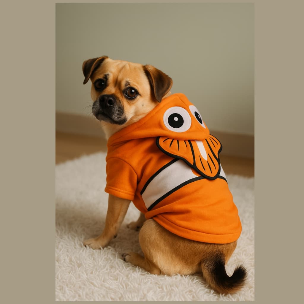 Roupa de Pet Cachorro Cães Fantasia Temática Capuz Unissex