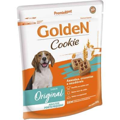 Biscoito Cookie Golden Original Adulto Raça Pequena 350 gr
