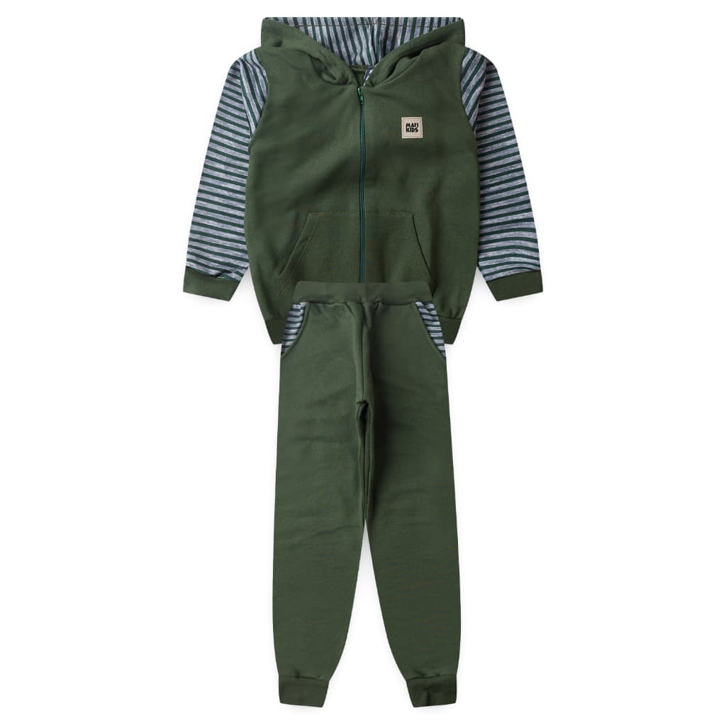Conjunto Infantil Jaqueta Moletom - Mafi Kids
