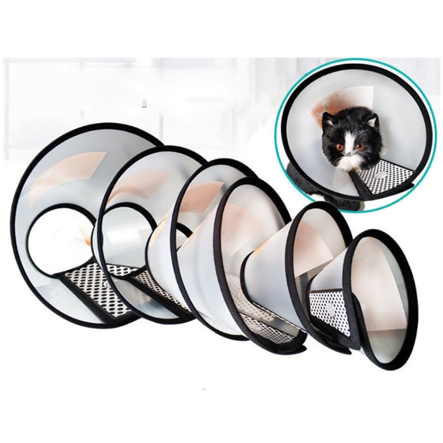 Colar Elizabetano Pós-Cirúrgico – Protege seu Pet de Mordidas e Lambidas em Feridas LR-0134