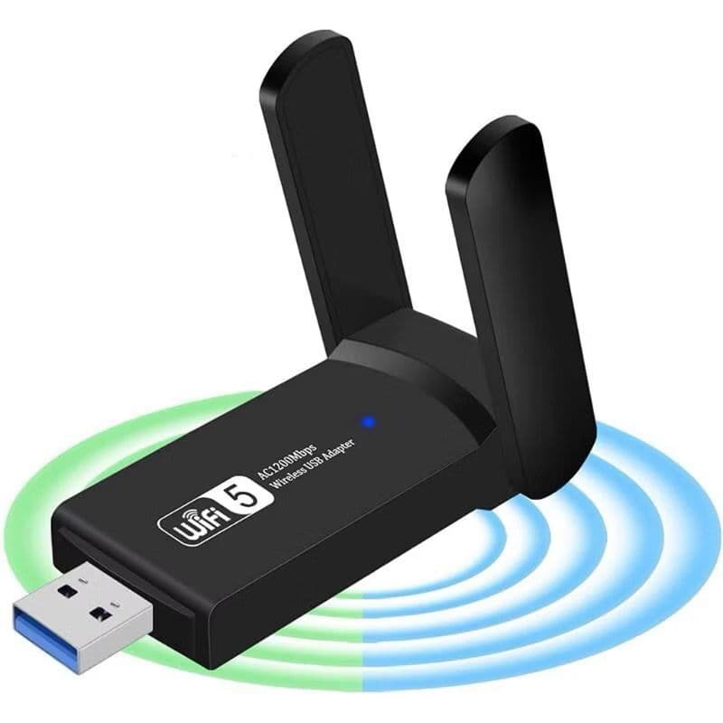 ADAPTADOR CONVENSOR DE WIFI SEMFIO 1300MBPS DUAL BAND 5GHZ 2.4GHZ