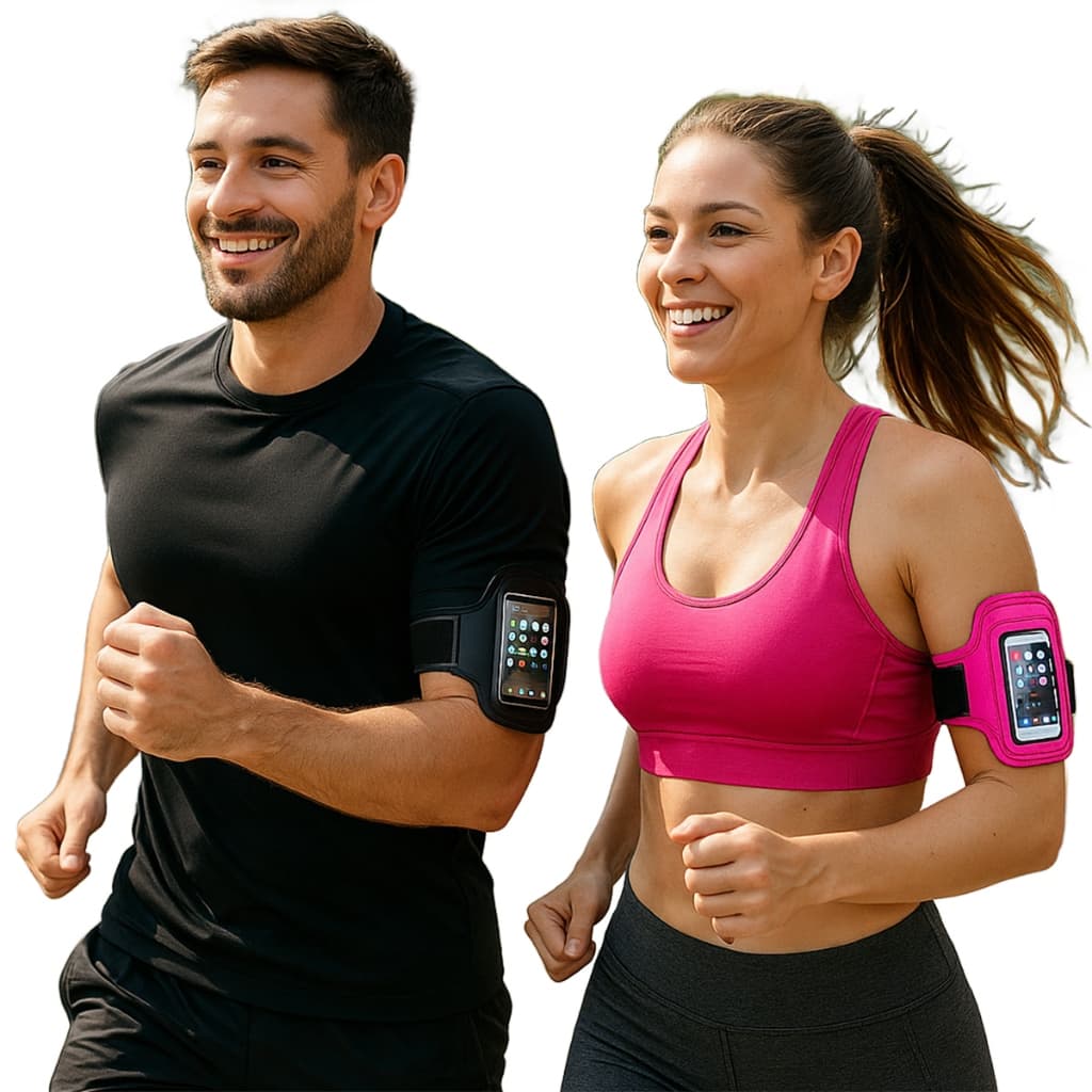 Braçadeira Celular Corrida Caminhada Academia Esportiva Ciclismo Braço Suporte Armband