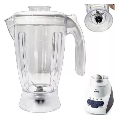 Copo liquidificador Walita Liqfaz / Listar Branco - Acrílico
