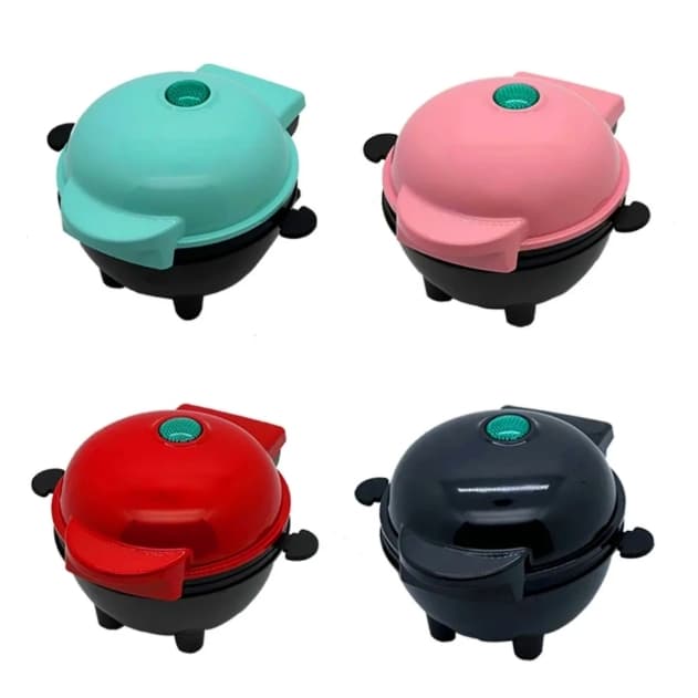 220v Mini Máquina Elétrica para Assar Bolos Antiaderente - Faz Quiche, Ovos e Bolos   4 Cor