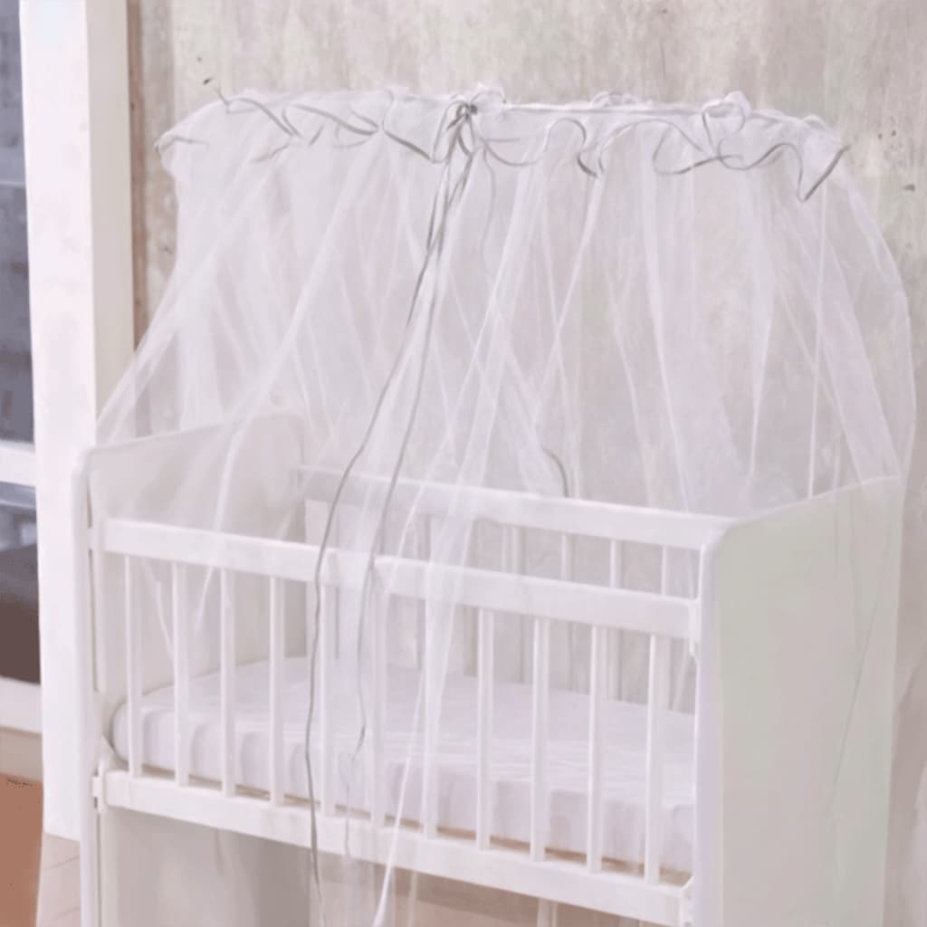 Mosquiteiro para Berço Padrão Americano e Nacional Tela Mosqueteira Tule Bebe Cortinado Rede Protetora
