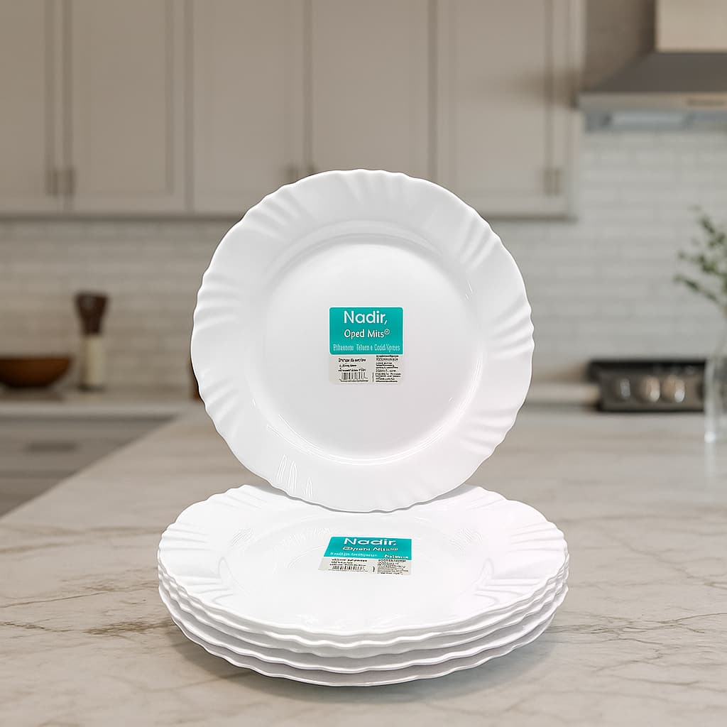 Conjunto de Pratos Rasos Nadir Opaline – Elegância e Resistência para o Dia a Dia