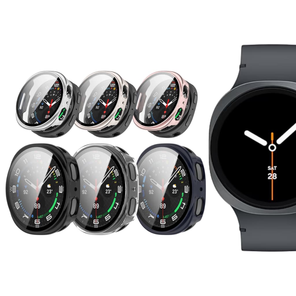 Capa Capinha Bumper Case Compatível Com Samsung Galaxy Watch 8 40mm E 44mm SM-L320 SM-L330