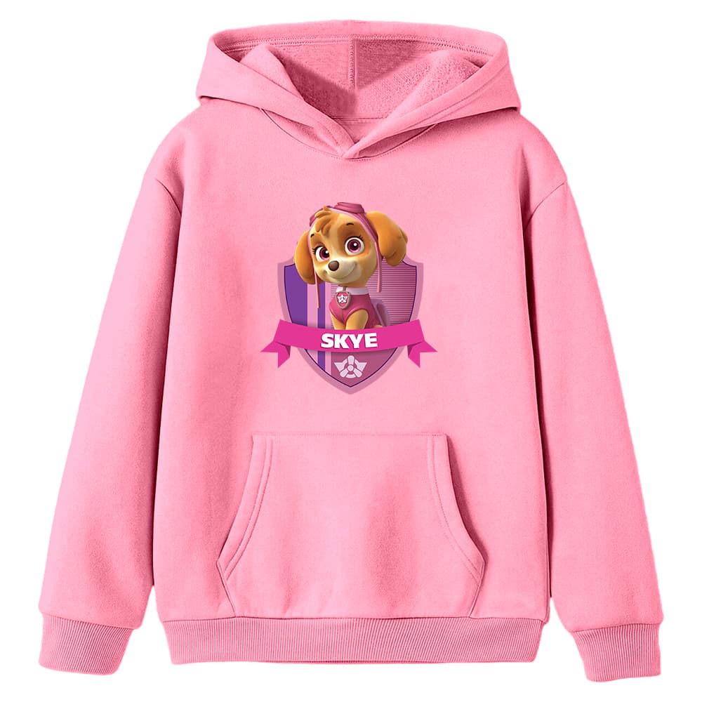 Moletom Infantil Canguru Skye Pa-tru-lha Ca-ni-na Desenho Tv Kids Blusa Flanelado